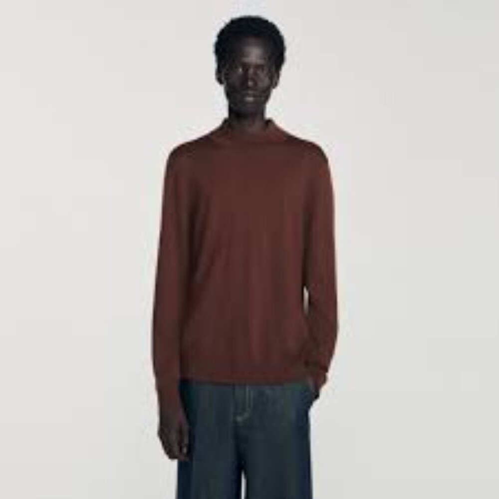 NWT: Sandro Paris Wool High Neck Sweater